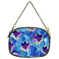 Purple Flowers Chain Purses (One Side) 