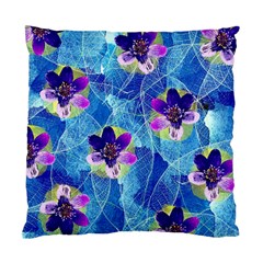 Purple Flowers Standard Cushion Case (Two Sides)