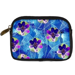 Purple Flowers Digital Camera Cases