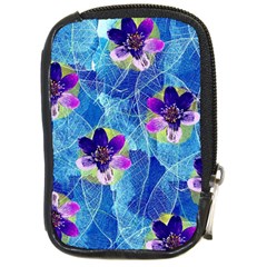 Purple Flowers Compact Camera Cases