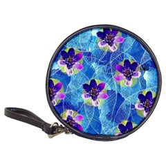 Purple Flowers Classic 20-CD Wallets