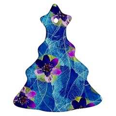 Purple Flowers Ornament (Christmas Tree)