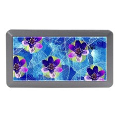 Purple Flowers Memory Card Reader (Mini)