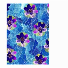 Purple Flowers Small Garden Flag (Two Sides)