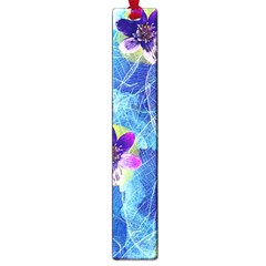 Purple Flowers Large Book Marks