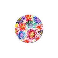 Colorful Succulents Golf Ball Marker (10 Pack) by DanaeStudio