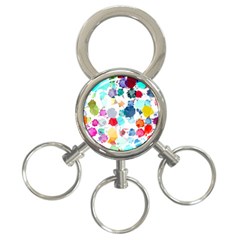 Colorful Diamonds Dream 3-ring Key Chains by DanaeStudio