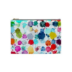 Colorful Diamonds Dream Cosmetic Bag (medium)  by DanaeStudio