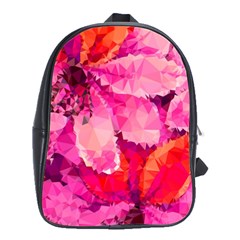 Geometric Magenta Garden School Bags(large)  by DanaeStudio