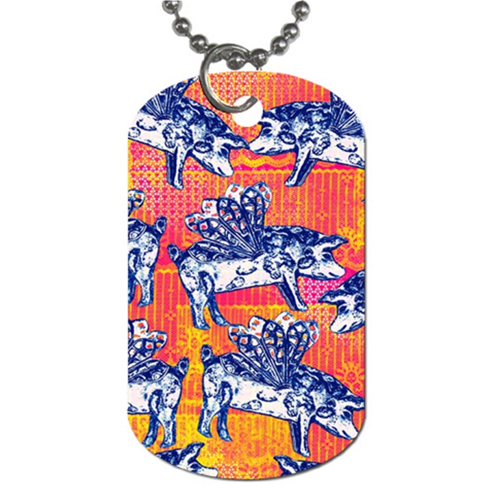 Little Flying Pigs Dog Tag (One Side)