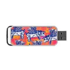 Little Flying Pigs Portable Usb Flash (two Sides) by DanaeStudio