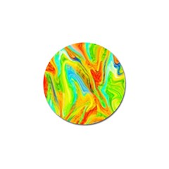 Happy Multicolor Painting Golf Ball Marker