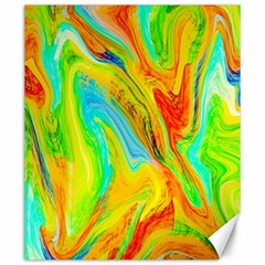 Happy Multicolor Painting Canvas 20  X 24   by designworld65