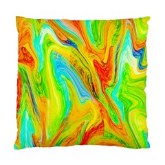 Happy Multicolor Painting Standard Cushion Case (two Sides) by designworld65