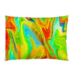 Happy Multicolor Painting Pillow Case by designworld65