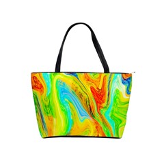 Happy Multicolor Painting Shoulder Handbags by designworld65