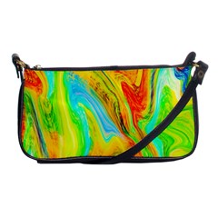 Happy Multicolor Painting Shoulder Clutch Bags by designworld65