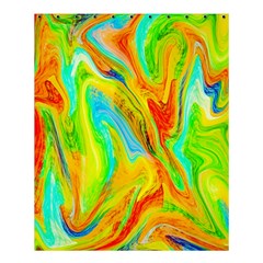 Happy Multicolor Painting Shower Curtain 60  x 72  (Medium) 