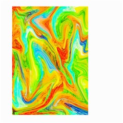 Happy Multicolor Painting Large Garden Flag (Two Sides)