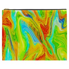 Happy Multicolor Painting Cosmetic Bag (XXXL) 