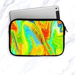 Happy Multicolor Painting Apple iPad Mini Zipper Cases Front