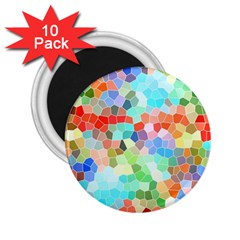 Colorful Mosaic  2 25  Magnets (10 Pack)  by designworld65