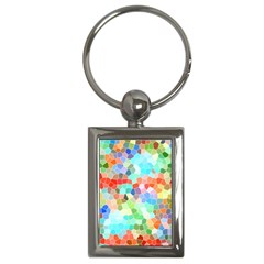 Colorful Mosaic  Key Chains (rectangle)  by designworld65