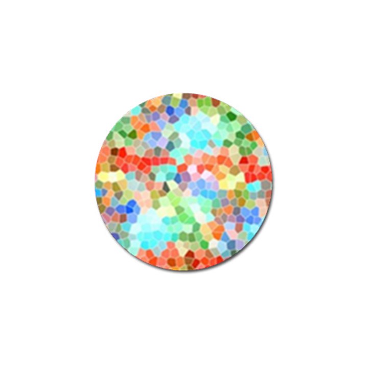 Colorful Mosaic  Golf Ball Marker