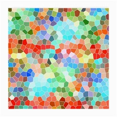 Colorful Mosaic  Medium Glasses Cloth by designworld65