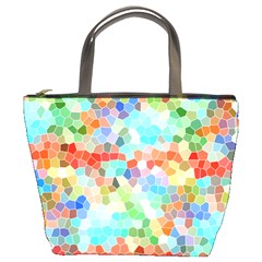 Colorful Mosaic  Bucket Bags by designworld65