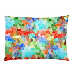 Colorful Mosaic  Pillow Case by designworld65