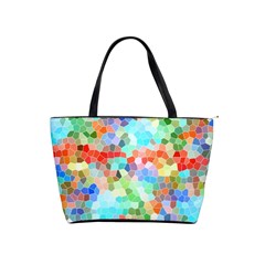 Colorful Mosaic  Shoulder Handbags by designworld65