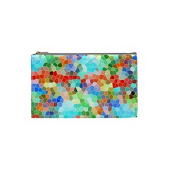 Colorful Mosaic  Cosmetic Bag (small)  by designworld65