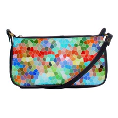 Colorful Mosaic  Shoulder Clutch Bags by designworld65