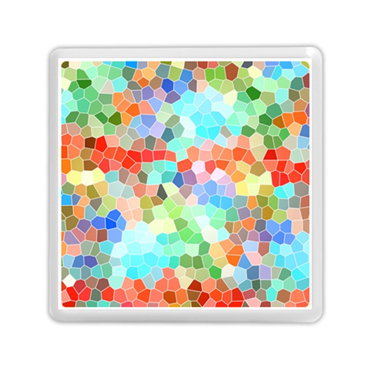 Colorful Mosaic  Memory Card Reader (Square) 