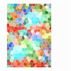 Colorful Mosaic  Small Garden Flag (two Sides) by designworld65