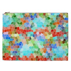 Colorful Mosaic  Cosmetic Bag (xxl)  by designworld65