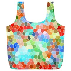 Colorful Mosaic  Full Print Recycle Bags (l)  by designworld65