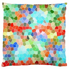 Colorful Mosaic  Standard Flano Cushion Case (one Side) by designworld65