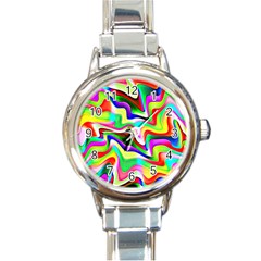 Irritation Colorful Dream Round Italian Charm Watch by designworld65