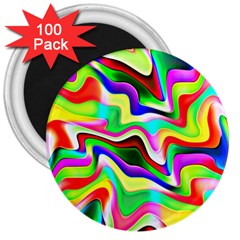 Irritation Colorful Dream 3  Magnets (100 Pack) by designworld65