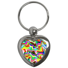 Irritation Colorful Dream Key Chains (heart)  by designworld65