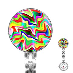 Irritation Colorful Dream Stainless Steel Nurses Watch by designworld65