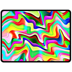 Irritation Colorful Dream Double Sided Fleece Blanket (large) 