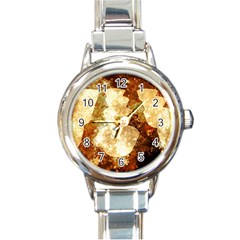 Sparkling Lights Round Italian Charm Watch by yoursparklingshop