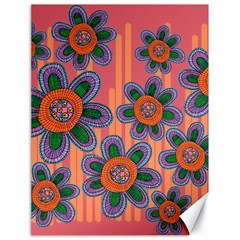 Colorful Floral Dream Canvas 18  X 24   by DanaeStudio