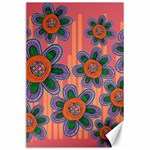 Colorful Floral Dream Canvas 24  x 36  23.35 x34.74  Canvas - 1