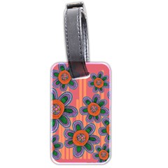 Colorful Floral Dream Luggage Tags (two Sides) by DanaeStudio