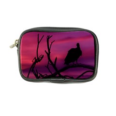 Vultures At Top Of Tree Silhouette Illustration Coin Purse by dflcprints