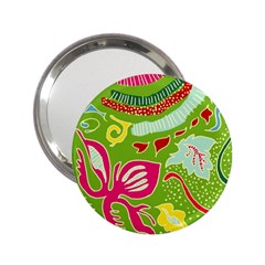 Green Organic Abstract 2.25  Handbag Mirrors